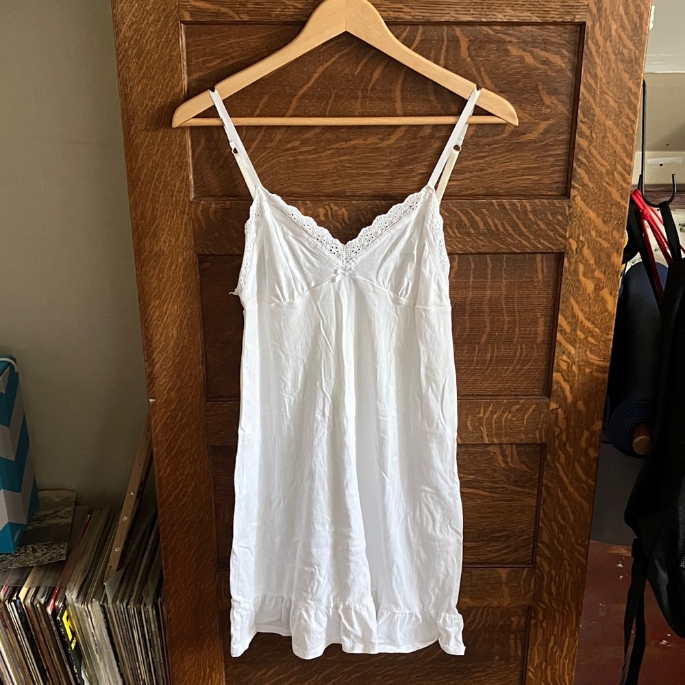 Victoria's Secret Cream Lace Detail Slip